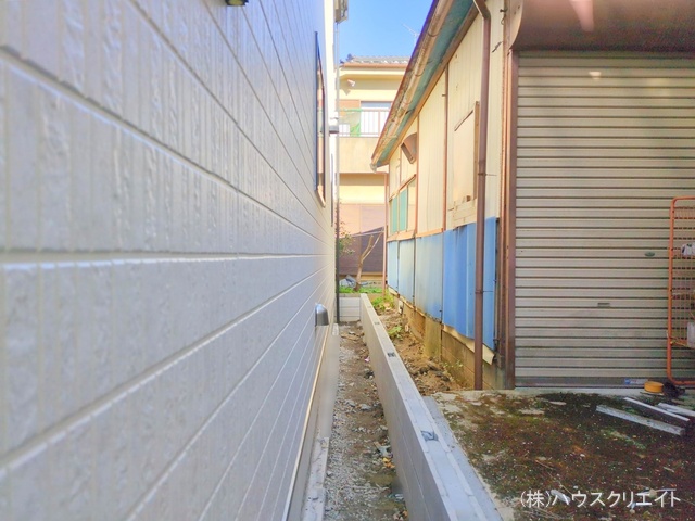 千葉県市川市南大野1丁目の新築戸建て外構写真 2025年11月16日撮影