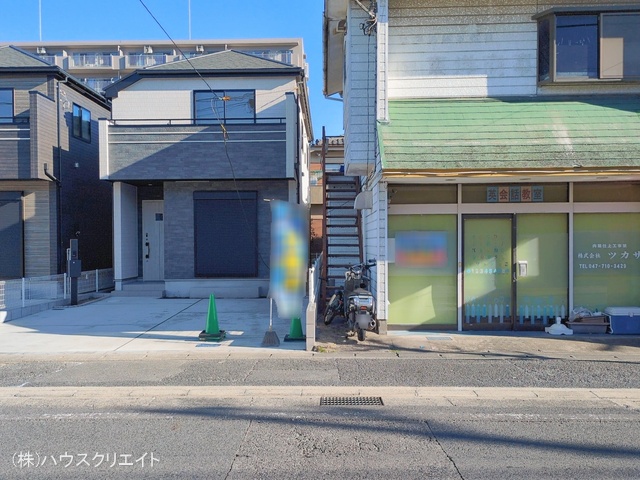 千葉県市川市南大野1丁目の新築戸建て完成写真 2026年1月13日撮影