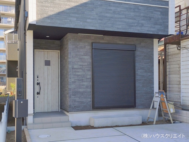 千葉県市川市南大野1丁目の新築戸建て完成写真 2026年1月13日撮影