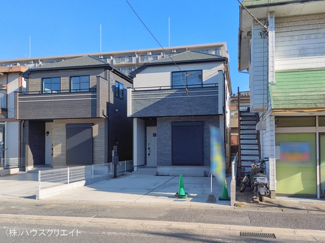 千葉県市川市南大野1丁目の新築戸建て完成写真 2026年1月13日撮影