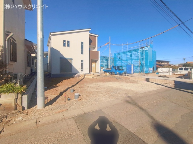 千葉県野田市木間ケ瀬の新築戸建て外構写真 2026年2月1日撮影