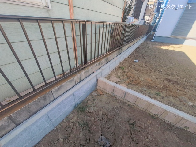 千葉県野田市木間ケ瀬の新築戸建て外構写真 2026年2月1日撮影