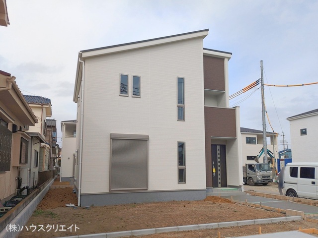 千葉県野田市木間ケ瀬の新築戸建て外構写真 2026年2月23日撮影