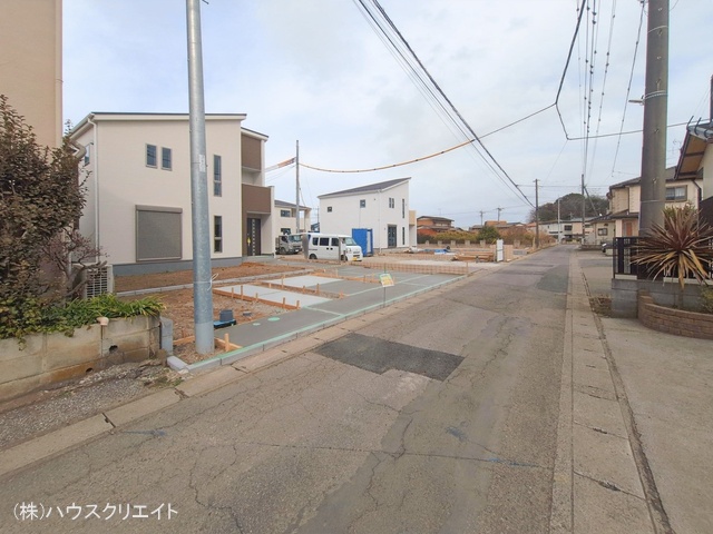 千葉県野田市木間ケ瀬の新築戸建て外構写真 2026年2月23日撮影