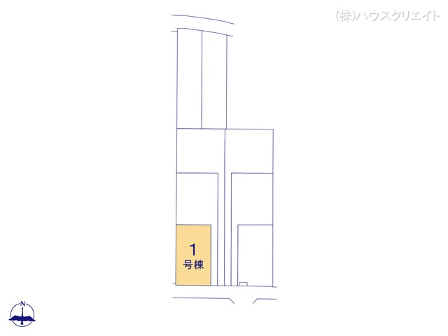 千葉県野田市木間ケ瀬の新築戸建て全体区画図 ※図面と異なる場合は現況を優先