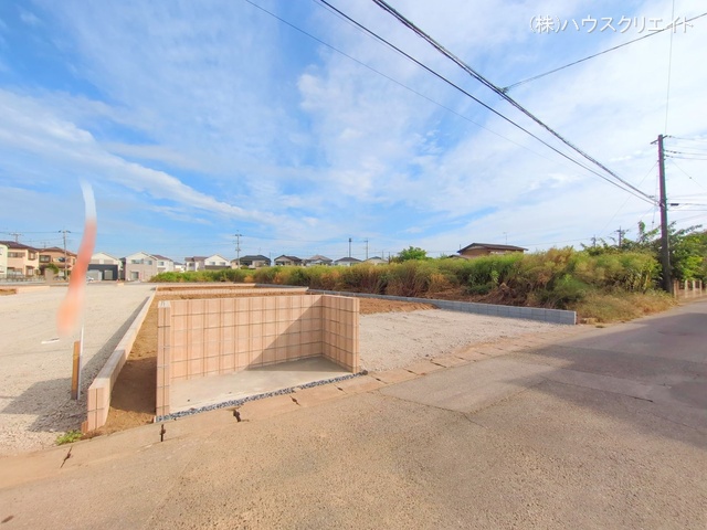 千葉県野田市木間ケ瀬の新築戸建て更地・土地写真 2025年9月28日撮影