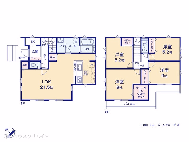 柏市加賀2丁目（戸建）01 間取図