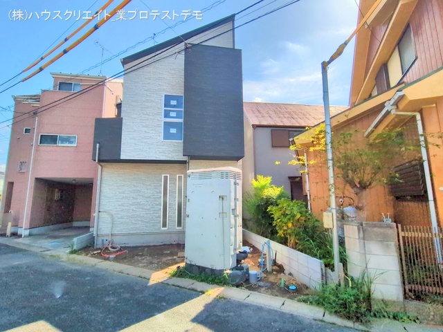 千葉県流山市平和台４丁目の新築戸建て外構写真 2025年9月25日撮影