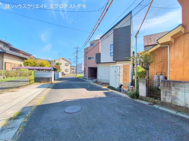 千葉県流山市平和台４丁目の新築戸建て外構写真 2025年9月25日撮影