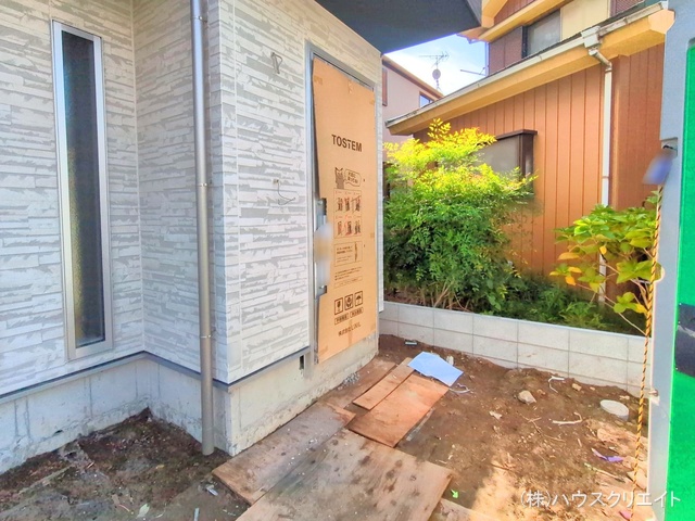 千葉県流山市平和台４丁目の新築戸建て外構写真 2025年9月25日撮影