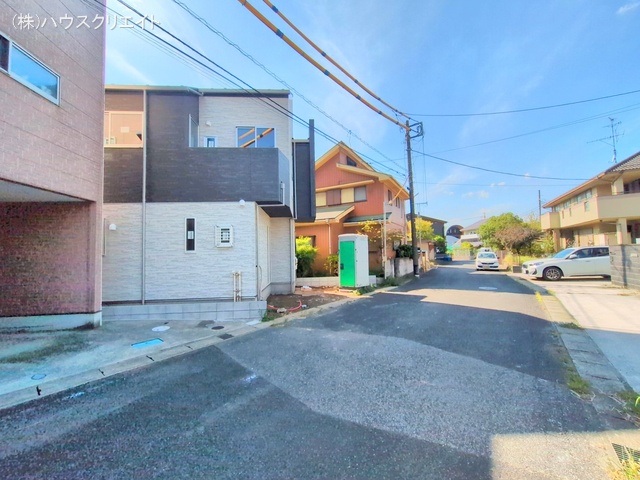 千葉県流山市平和台４丁目の新築戸建て外構写真 2025年9月25日撮影