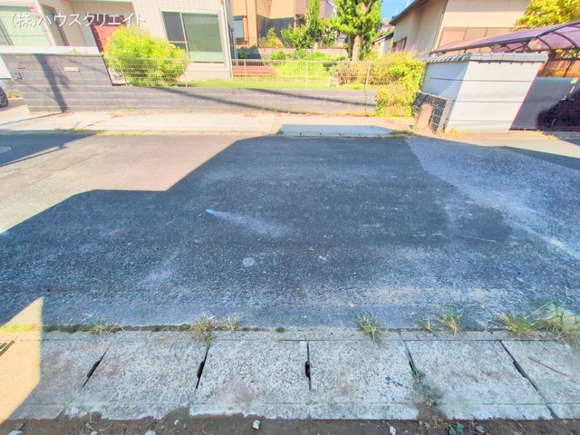 千葉県流山市平和台４丁目の新築戸建て外構写真 2025年9月25日撮影