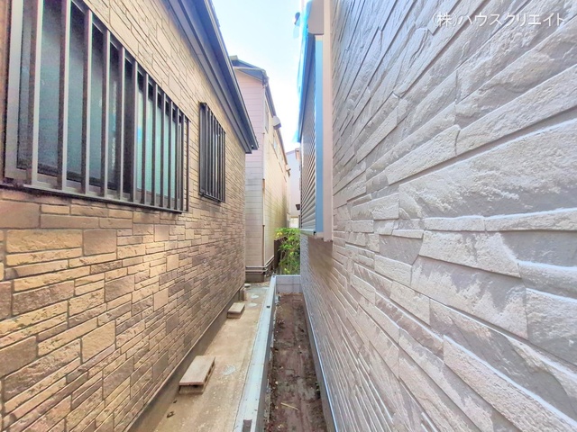 千葉県流山市平和台４丁目の新築戸建て外構写真 2025年9月25日撮影