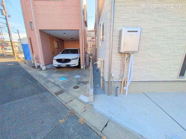 千葉県流山市平和台４丁目の新築戸建て完成写真 2025年12月9日撮影