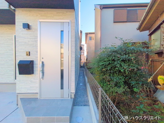 千葉県流山市平和台４丁目の新築戸建て完成写真 2025年12月9日撮影