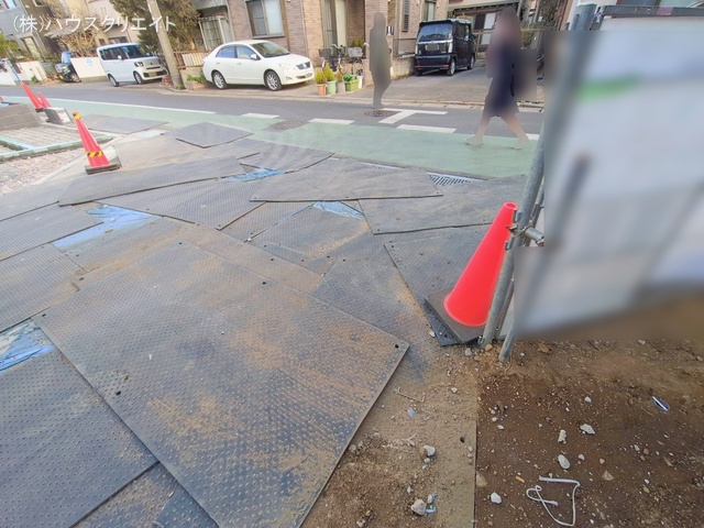 千葉県鎌ケ谷市鎌ケ谷8丁目の新築戸建て外構写真 2026年1月28日撮影