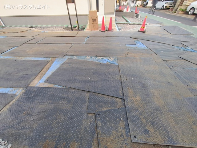 千葉県鎌ケ谷市鎌ケ谷8丁目の新築戸建て外構写真 2026年1月28日撮影