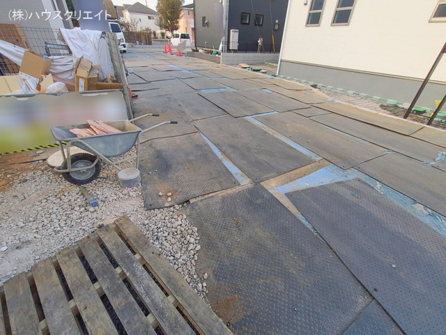 千葉県鎌ケ谷市鎌ケ谷8丁目の新築戸建て外構写真 2026年1月28日撮影