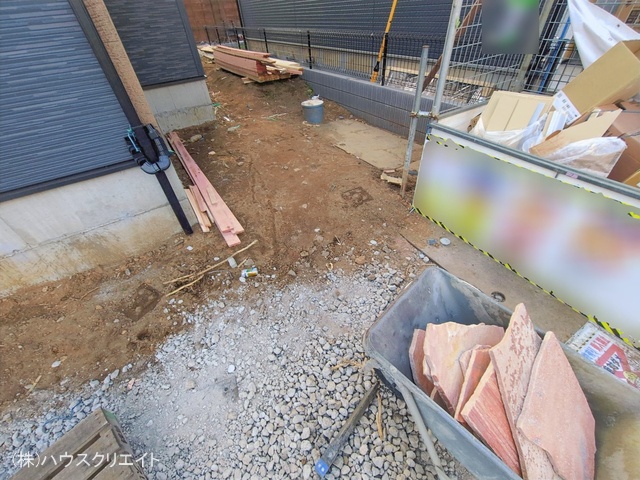 千葉県鎌ケ谷市鎌ケ谷8丁目の新築戸建て外構写真 2026年1月28日撮影