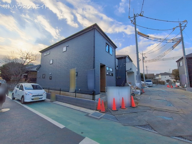 千葉県鎌ケ谷市鎌ケ谷8丁目の新築戸建て外構写真 2026年1月28日撮影