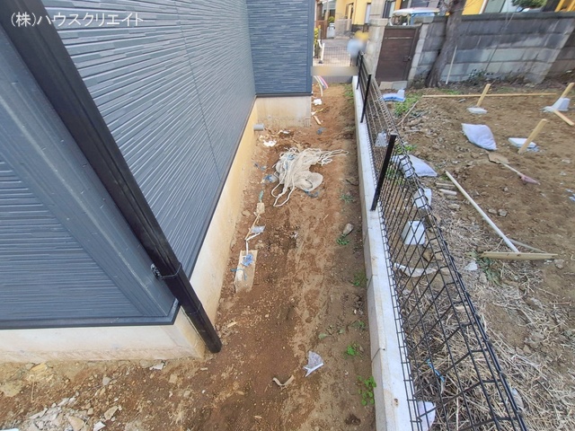 千葉県鎌ケ谷市鎌ケ谷8丁目の新築戸建て外構写真 2026年1月28日撮影