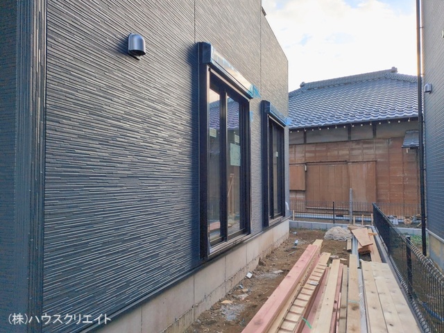 千葉県鎌ケ谷市鎌ケ谷8丁目の新築戸建て外構写真 2026年1月28日撮影