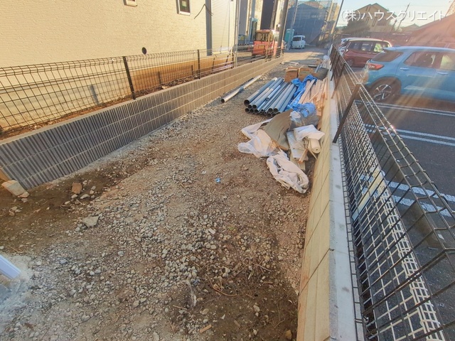 千葉県鎌ケ谷市鎌ケ谷8丁目の新築戸建て外構写真 2026年1月7日撮影