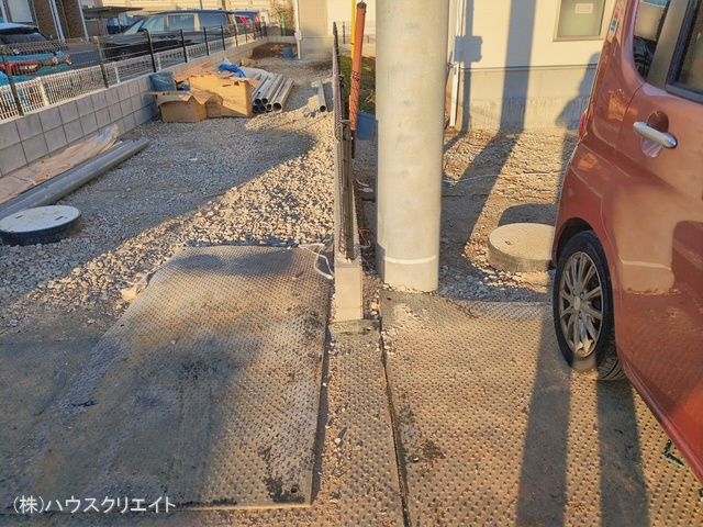 千葉県鎌ケ谷市鎌ケ谷8丁目の新築戸建て外構写真 2026年1月7日撮影