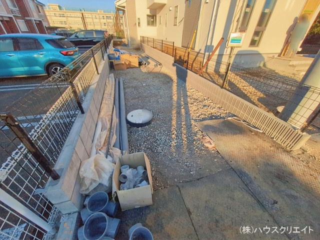 千葉県鎌ケ谷市鎌ケ谷8丁目の新築戸建て外構写真 2026年1月7日撮影