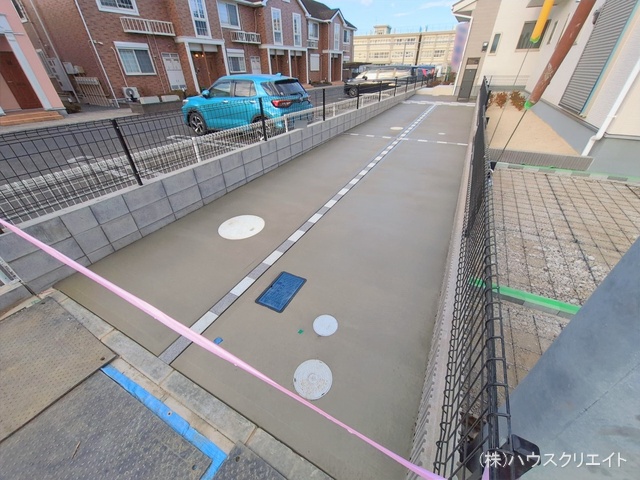 千葉県鎌ケ谷市鎌ケ谷8丁目の新築戸建て外構写真 2026年1月28日撮影