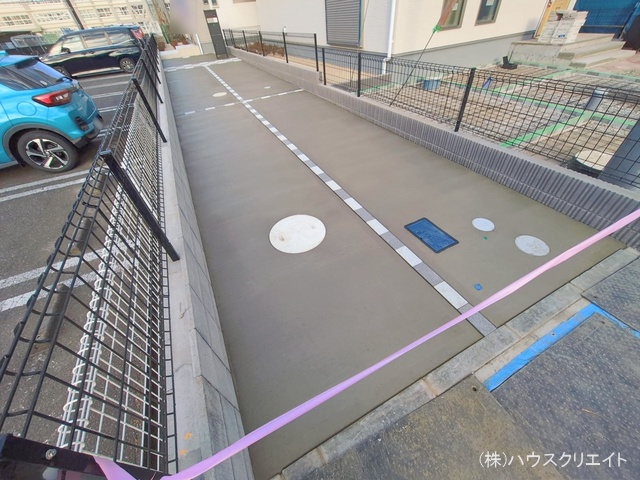 千葉県鎌ケ谷市鎌ケ谷8丁目の新築戸建て外構写真 2026年1月28日撮影