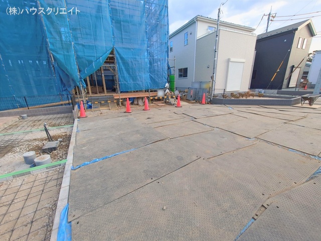 千葉県鎌ケ谷市鎌ケ谷8丁目の新築戸建て外構写真 2026年1月28日撮影