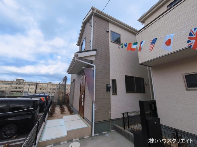 千葉県鎌ケ谷市鎌ケ谷8丁目の新築戸建て外構写真 2026年3月8日撮影
