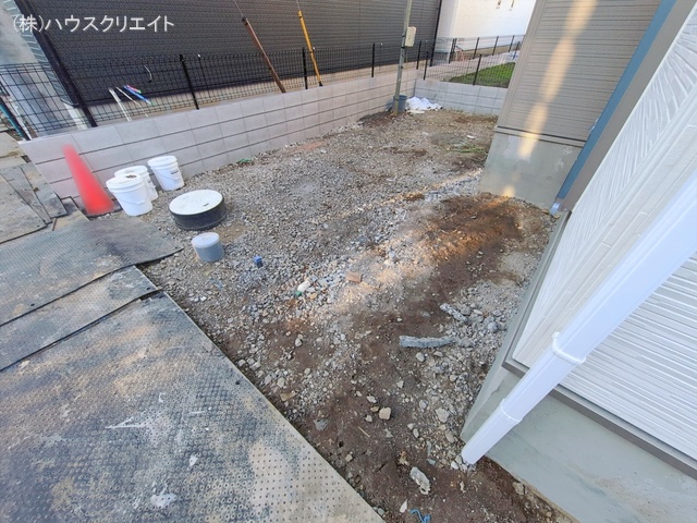 千葉県鎌ケ谷市鎌ケ谷８丁目の新築戸建て外構写真 2026年1月7日撮影