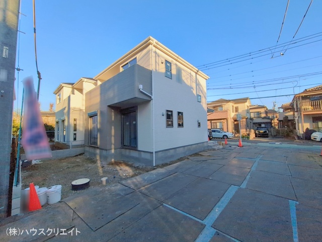 千葉県鎌ケ谷市鎌ケ谷８丁目の新築戸建て外構写真 2026年1月7日撮影