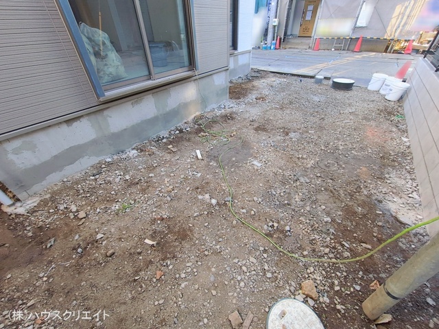 千葉県鎌ケ谷市鎌ケ谷８丁目の新築戸建て外構写真 2026年1月7日撮影