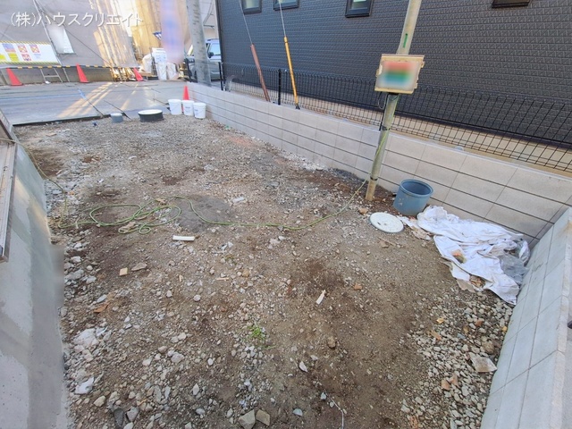 千葉県鎌ケ谷市鎌ケ谷８丁目の新築戸建て外構写真 2026年1月7日撮影