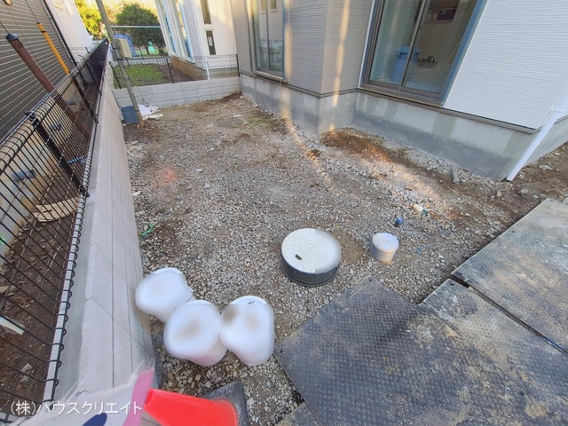 千葉県鎌ケ谷市鎌ケ谷８丁目の新築戸建て外構写真 2026年1月7日撮影