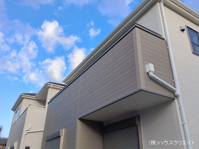 千葉県鎌ケ谷市鎌ケ谷８丁目の新築戸建て外構写真 2026年1月28日撮影