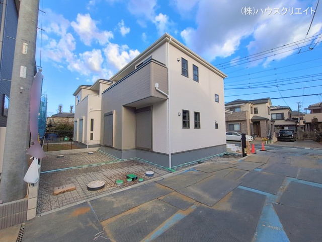 千葉県鎌ケ谷市鎌ケ谷８丁目の新築戸建て外構写真 2026年1月28日撮影