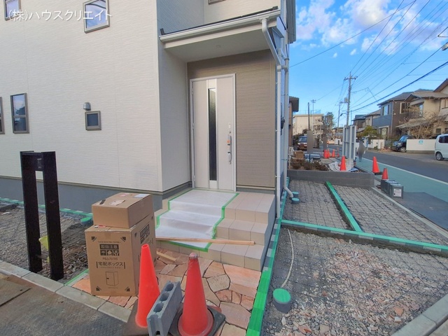 千葉県鎌ケ谷市鎌ケ谷８丁目の新築戸建て外構写真 2026年1月28日撮影