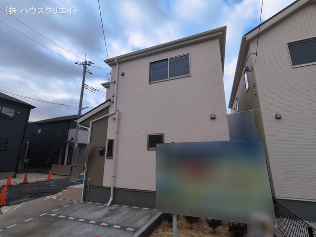 千葉県鎌ケ谷市鎌ケ谷８丁目の新築戸建て外構写真 2026年3月8日撮影