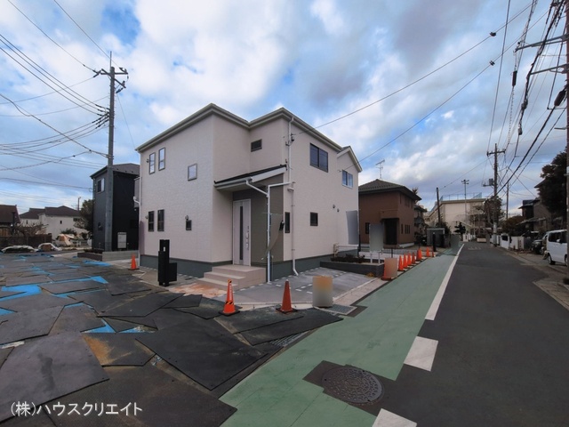 千葉県鎌ケ谷市鎌ケ谷８丁目の新築戸建て外構写真 2026年3月8日撮影