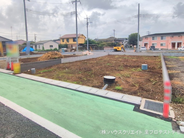 千葉県鎌ケ谷市鎌ケ谷８丁目の新築戸建て更地・土地写真 2025年9月30日撮影