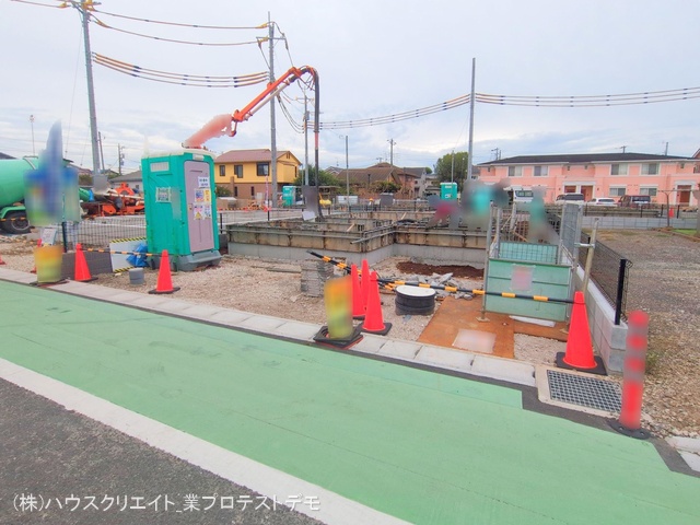 千葉県鎌ケ谷市鎌ケ谷８丁目の新築戸建て基礎写真 2025年11月4日撮影