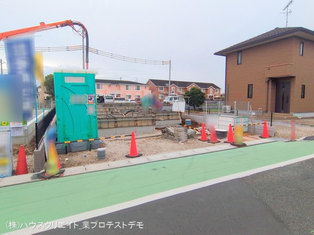 千葉県鎌ケ谷市鎌ケ谷８丁目の新築戸建て基礎写真 2025年11月4日撮影