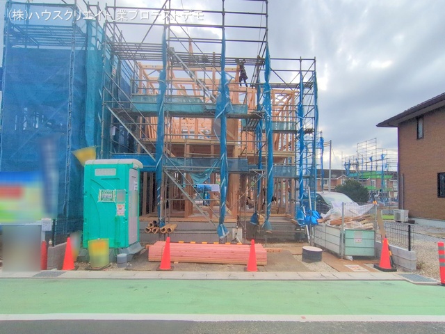 千葉県鎌ケ谷市鎌ケ谷８丁目の新築戸建て上棟写真 2025年11月17日撮影