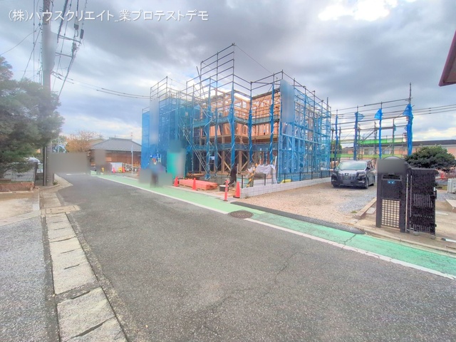 千葉県鎌ケ谷市鎌ケ谷８丁目の新築戸建て上棟写真 2025年11月17日撮影