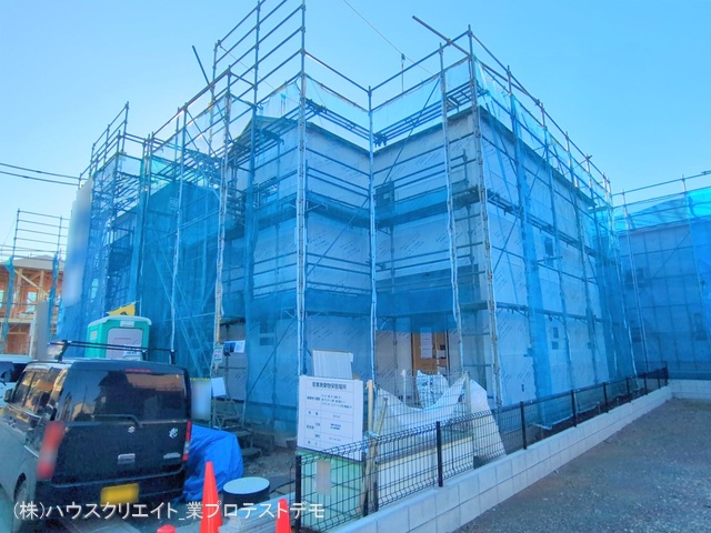 千葉県鎌ケ谷市鎌ケ谷８丁目の新築戸建てシート写真 2025年12月11日撮影