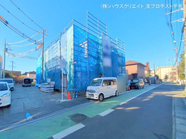 千葉県鎌ケ谷市鎌ケ谷８丁目の新築戸建てシート写真 2025年12月11日撮影